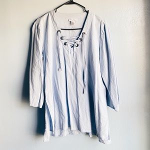 Calvin Klein Light Blue Top